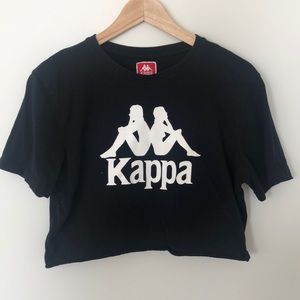 Kappa Cropped T shirt size Large
